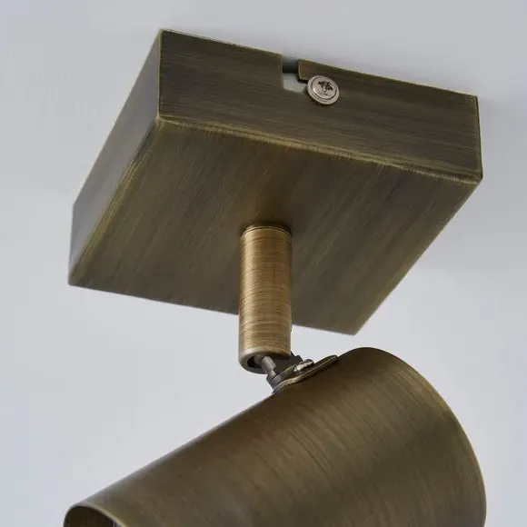 Semi Flush Spotlight with Swivel - Bronze