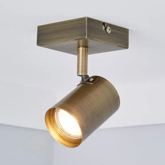 Semi Flush Spotlight with Swivel - Bronze