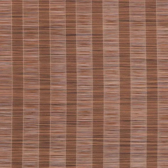 Semi Sheer Stripe Roller Blind - Brown, Polyester