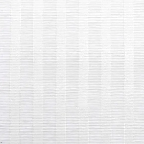 Semi Sheer Stripe Roller Blind - White, Polyester