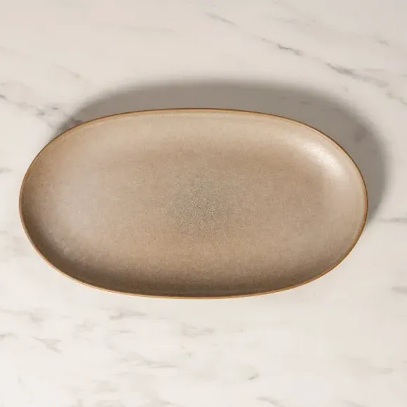 Serve Platter - Natural, Stoneware