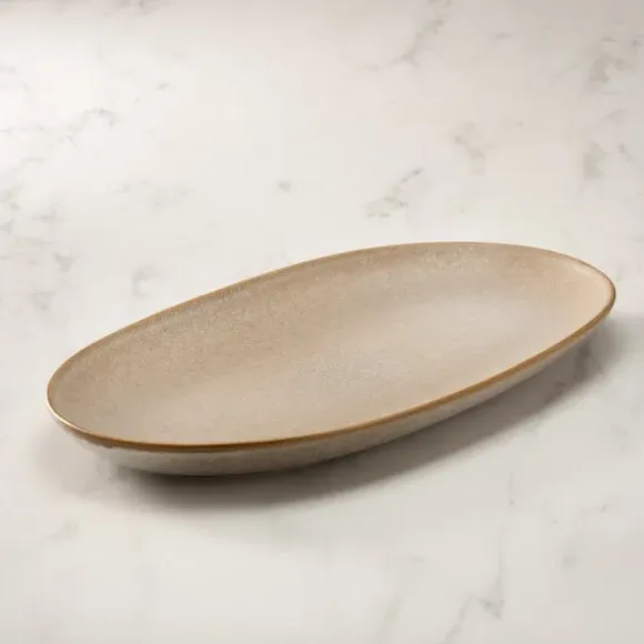 Serve Platter - Natural, Stoneware image