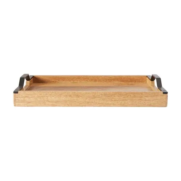 Serving Tray with Handles - Natural, Mango Wood image