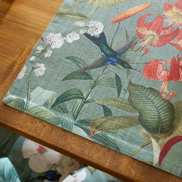 Set of 2 Botanical Placemats - Multicolor, Cotton