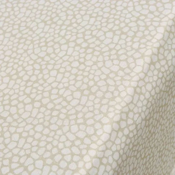 Set of 2 Fitted Sheets Animal Print - Natural