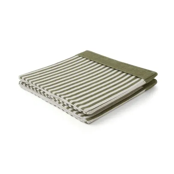 Set of 2 Foldable Storage Boxes - Olive, Fabric