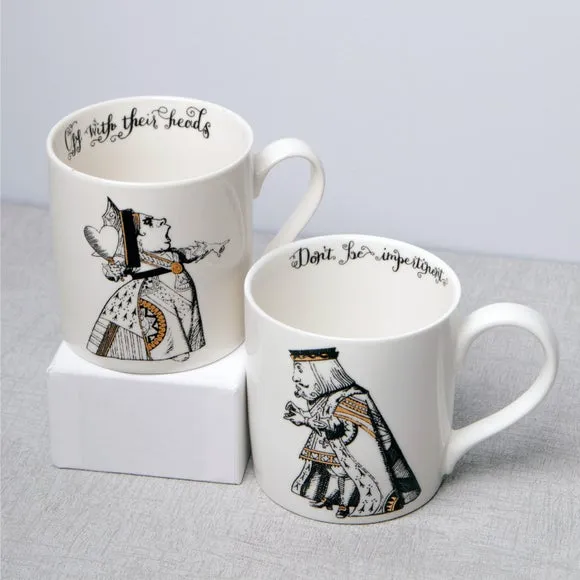Set of 2 Mugs - White, Ceramic image