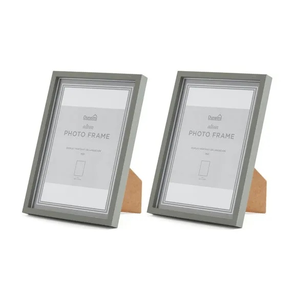 Set of 2 Photo Frames - Olive