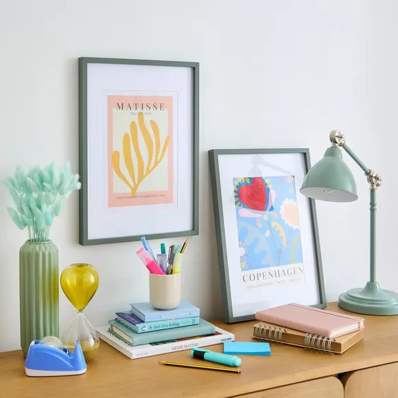 Set of 2 Photo Frames - Olive