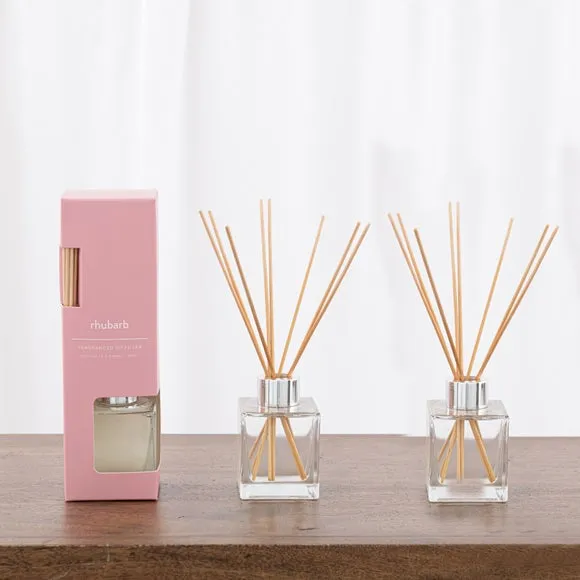 Set of 2 Reed Diffusers - Pink, Glass image