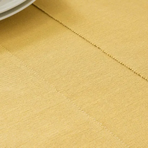 Set of 2 Ribbed Placemats - Ochre, Recycled Fibre