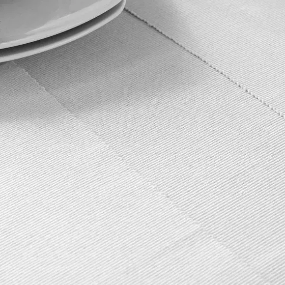 Set of 2 Ribbed Placemats - Silver, Recycled Fibre