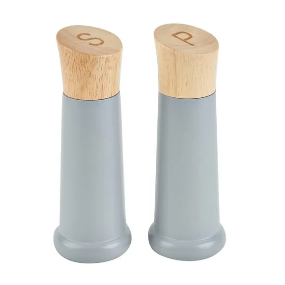Set of 2 Salt & Pepper Mills - Natural, Wood