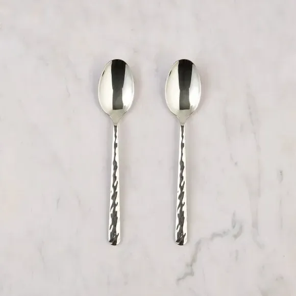 Set of 2 Serving Spoons - Steel, Stainless Steel image