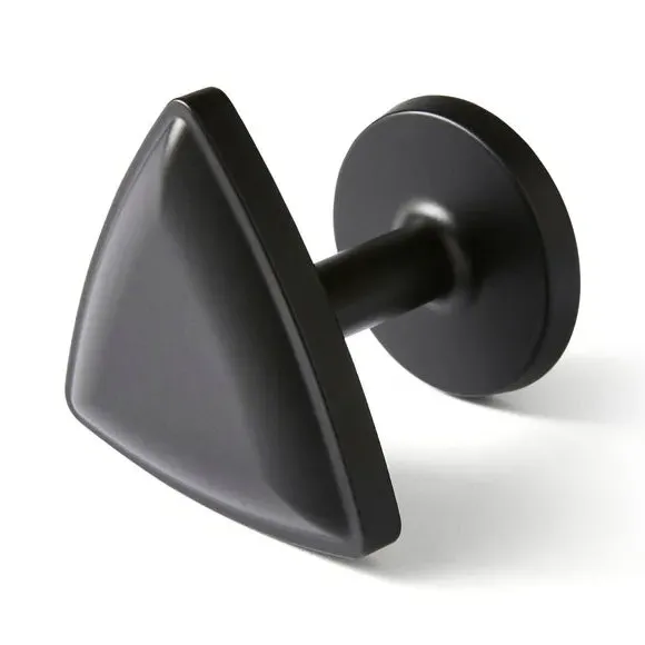 Set of 2 Triangle Curtain Hooks - Black