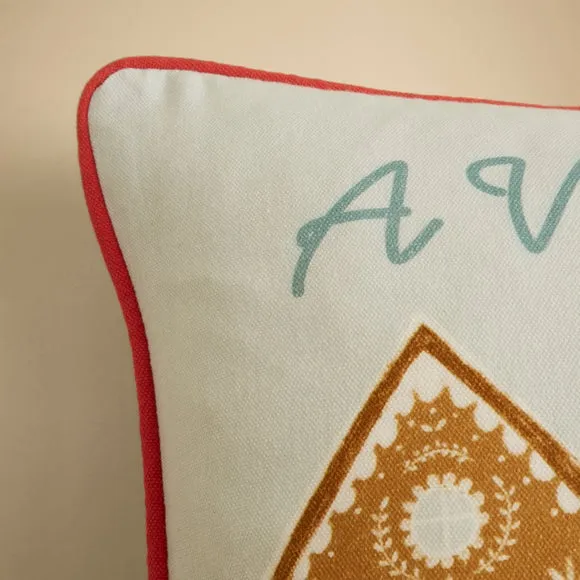 Set of 3 Square Cushion Covers - Multicolor, Cotton