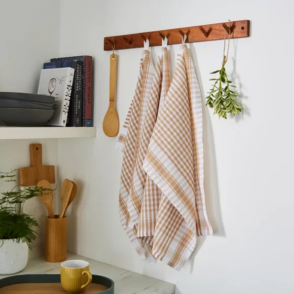 Set of 3 Tea Towels - Biscuit