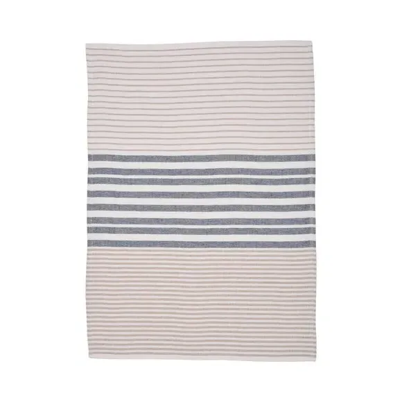 Set of 3 Tea Towels - Stripe, Cotton