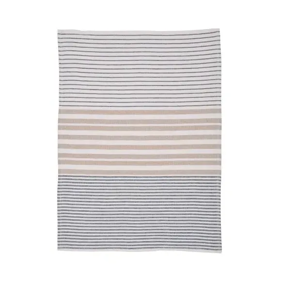 Set of 3 Tea Towels - Stripe, Cotton