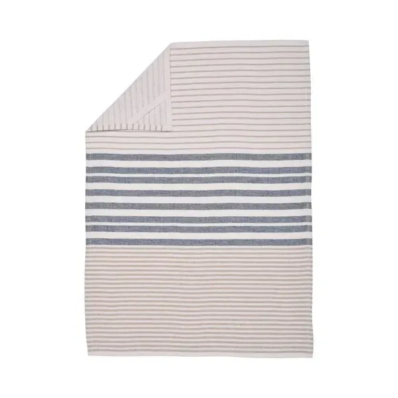 Set of 3 Tea Towels - Stripe, Cotton