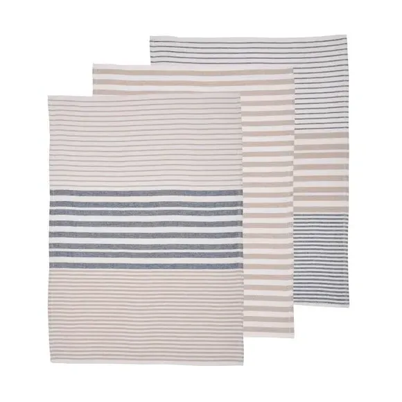 Set of 3 Tea Towels - Stripe, Cotton image