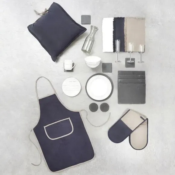 Set of 4 Coasters - Grey, Slate