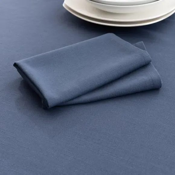 Set of 4 Napkins - Folkstone Blue, Cotton