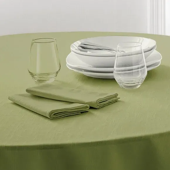 Set of 4 Napkins - Green, Cotton