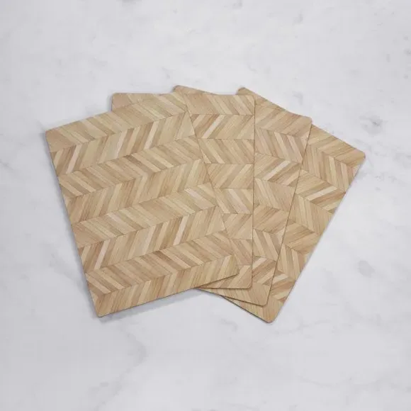 Set of 4 Placemats Heat Resistant - Brown, Cork image