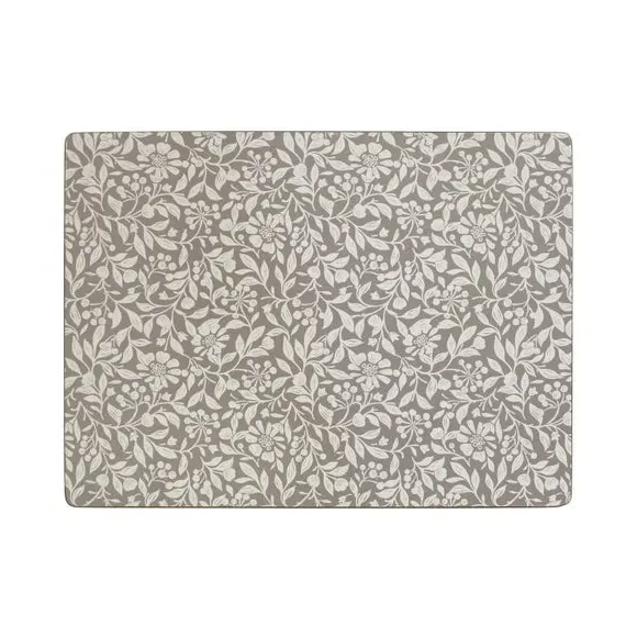 Set of 4 Placemats with Cork Back - Beige
