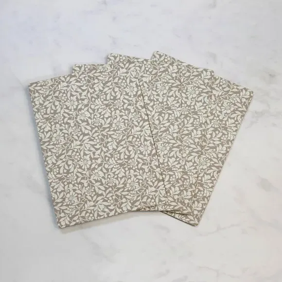 Set of 4 Placemats with Cork Back - Beige image