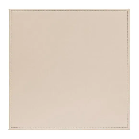 Set of 4 Reversible Placemats - Sage, Faux Leather