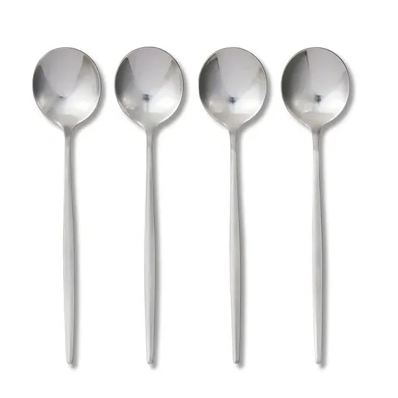 Set of 4 Tablespoons - Stainless Steel
