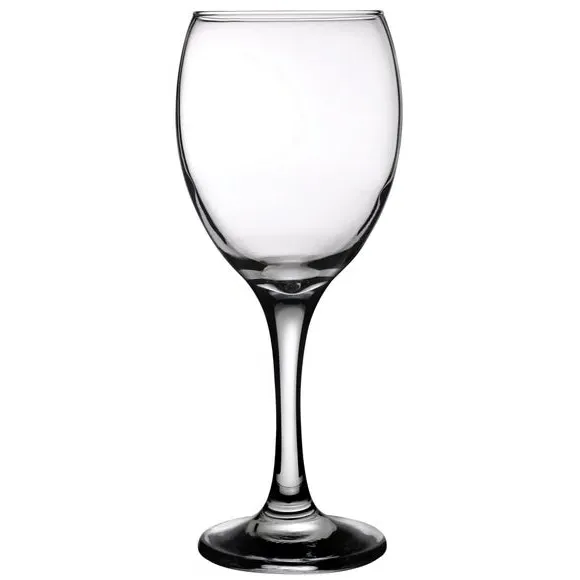 Set of 4 Wine Glasses - Clear, Glass