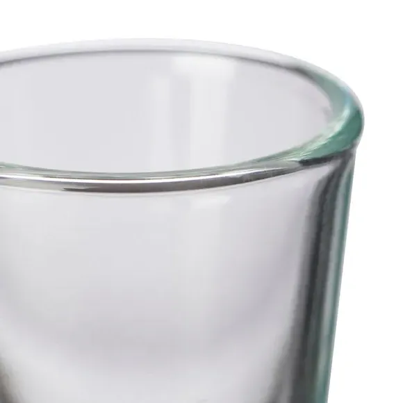 Set of 6 Shot Glasses - Clear, Recycled Glass