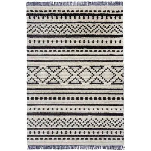 Shaggy Berber Rug - White