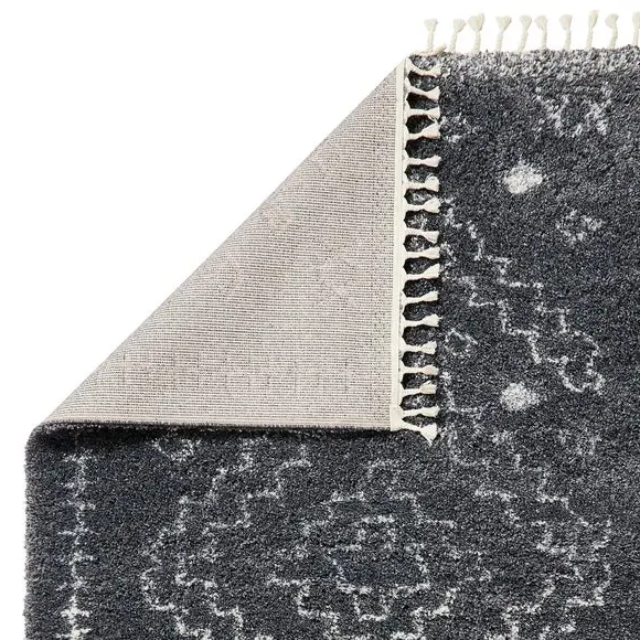 Shaggy Rug - Grey Ivory, Polypropylene
