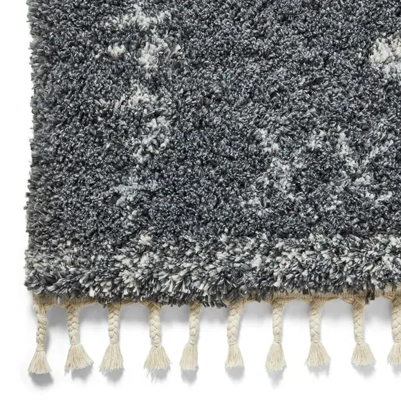 Shaggy Rug - Grey Ivory, Polypropylene