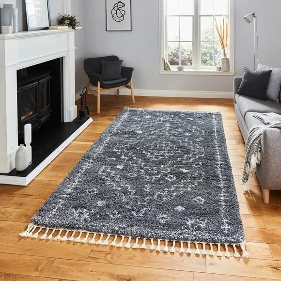 Shaggy Rug - Grey Ivory, Polypropylene image