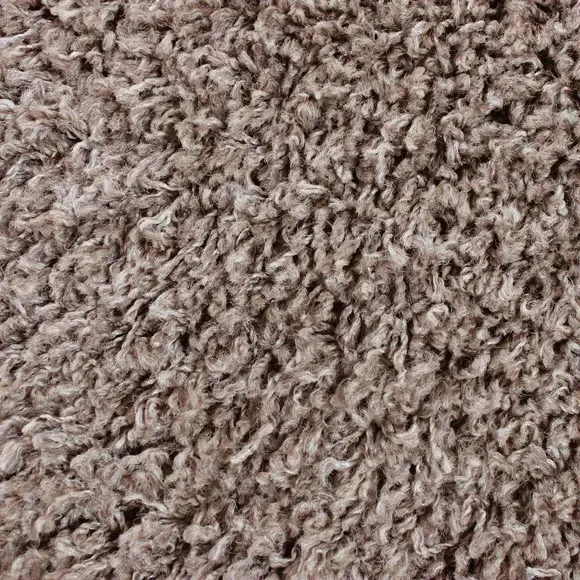 Shaggy Rug with 5cm Pile - Biscuit, Synthetic