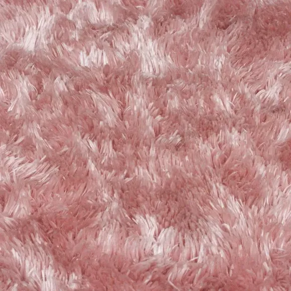Shaggy Rug with Luxe Sheen - Blush