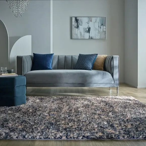 Shaggy Rug with Marl Effect - Grey image