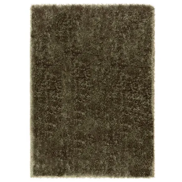 Shaggy Rug with Silky Yarns - Pistachio