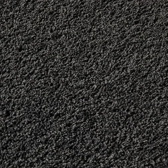 Shaggy Runner Rug Machine Washable - Charcoal