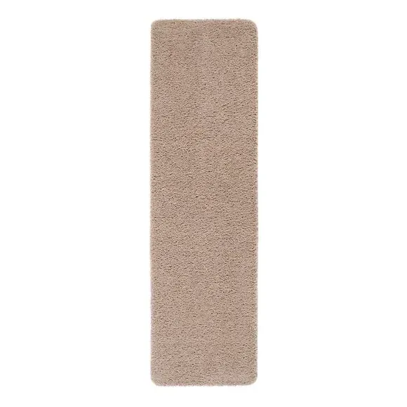 Shaggy Runner Rug Machine Washable - Stone