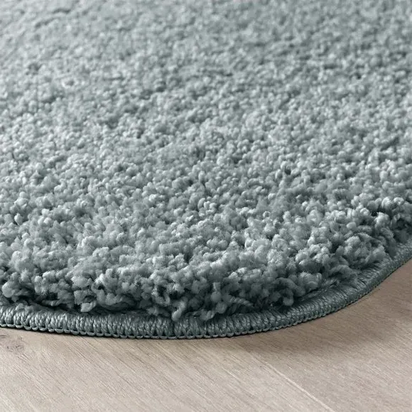 Shaggy Washable Rug - Ash Blue