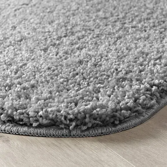 Shaggy Washable Rug - Grey