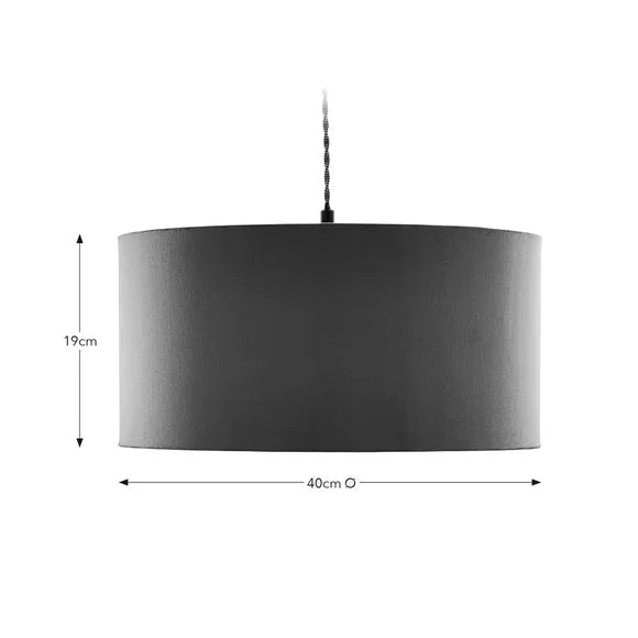 Shallow Lamp Shade - Bottle Green, Velvet