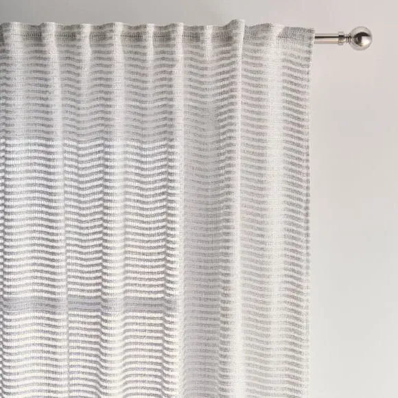 Sheer Voile Panel Multiway Header - Grey image