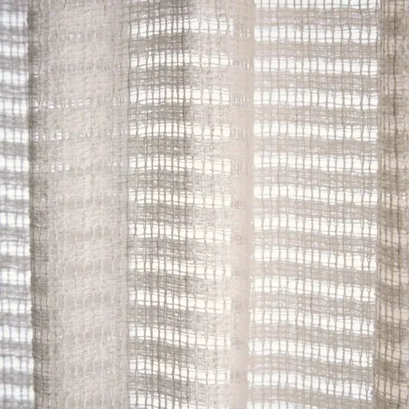 Sheer Voile Panel Multiway Header - Natural